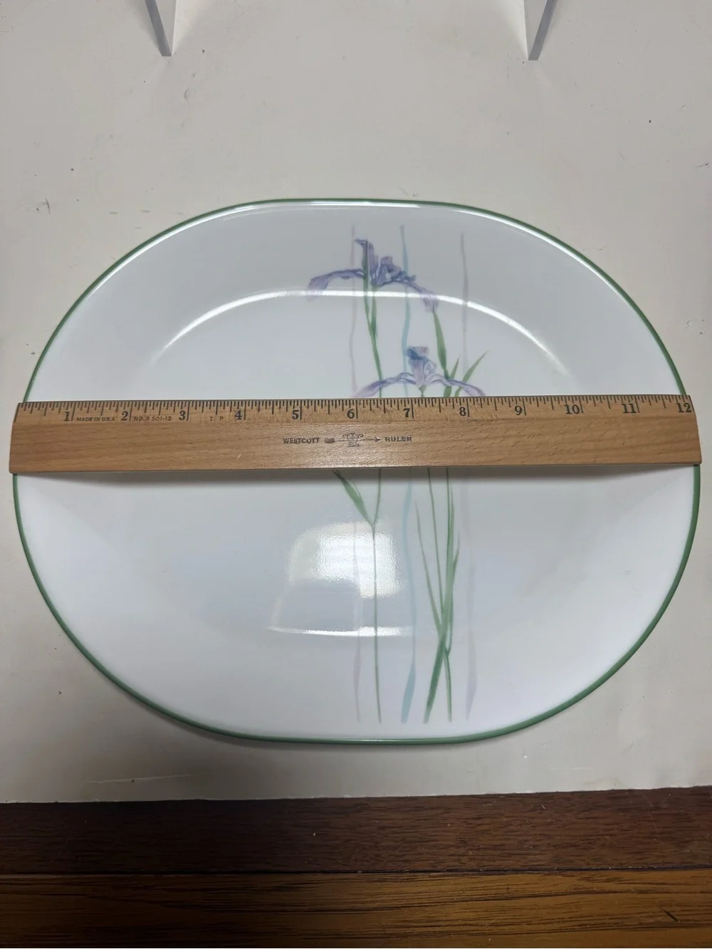 CORELLE shadow Iris serving platter 12 inch